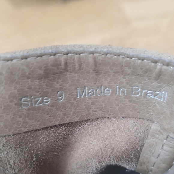 Dolce Vita Size 9 Taupe Suede Ankle Booties - Picture 3 of 12